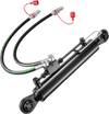 VEVOR Hydraulic Top Link Cat. 2-2 (11 in Stroke, 22-7/16 in to 33-7/16 in), Max 2900PSI Hydraulic Cylinder with 2 Hoses & G3/8" Check Valves for Tractors
