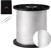 VEVOR Polyester Pull Tape, 3/4" x 318' Mule Tape Flat Rope, 2500 lbf Tensile Capacity, Printed Webbing Cable Pulling Tape for Packaging, Gardening, Commercial Electrical, Conduit Work, White