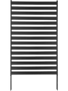 VEVOR Metal Privacy Screen, 38" W x 60" H Freestanding Modern Privacy Fence, Garden Divider Panel with Extended Ground Stakes & Panel Height Adjustable, Freestanding Outdoor Divider for Garden, Indoor