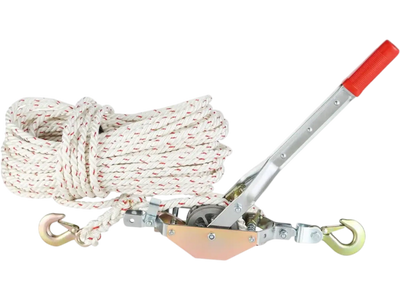 VEVOR Rope Puller, 3/4 Ton (1,653 lbs) Pulling Capacity, with 100' of 0.6
