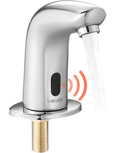 Vevor Bathroom Sink Faucet Touchless Automatic Motion Sensor Cold Water Chrome New