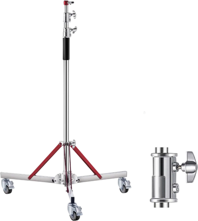 Vevor Light Stand Heavy Duty Tripod with Casters 10.5' New