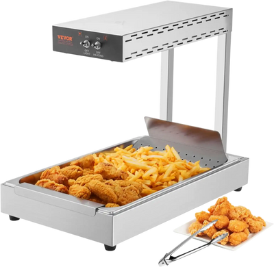 Vevor French Fry Warmer Commercial Food Heating Lamp New