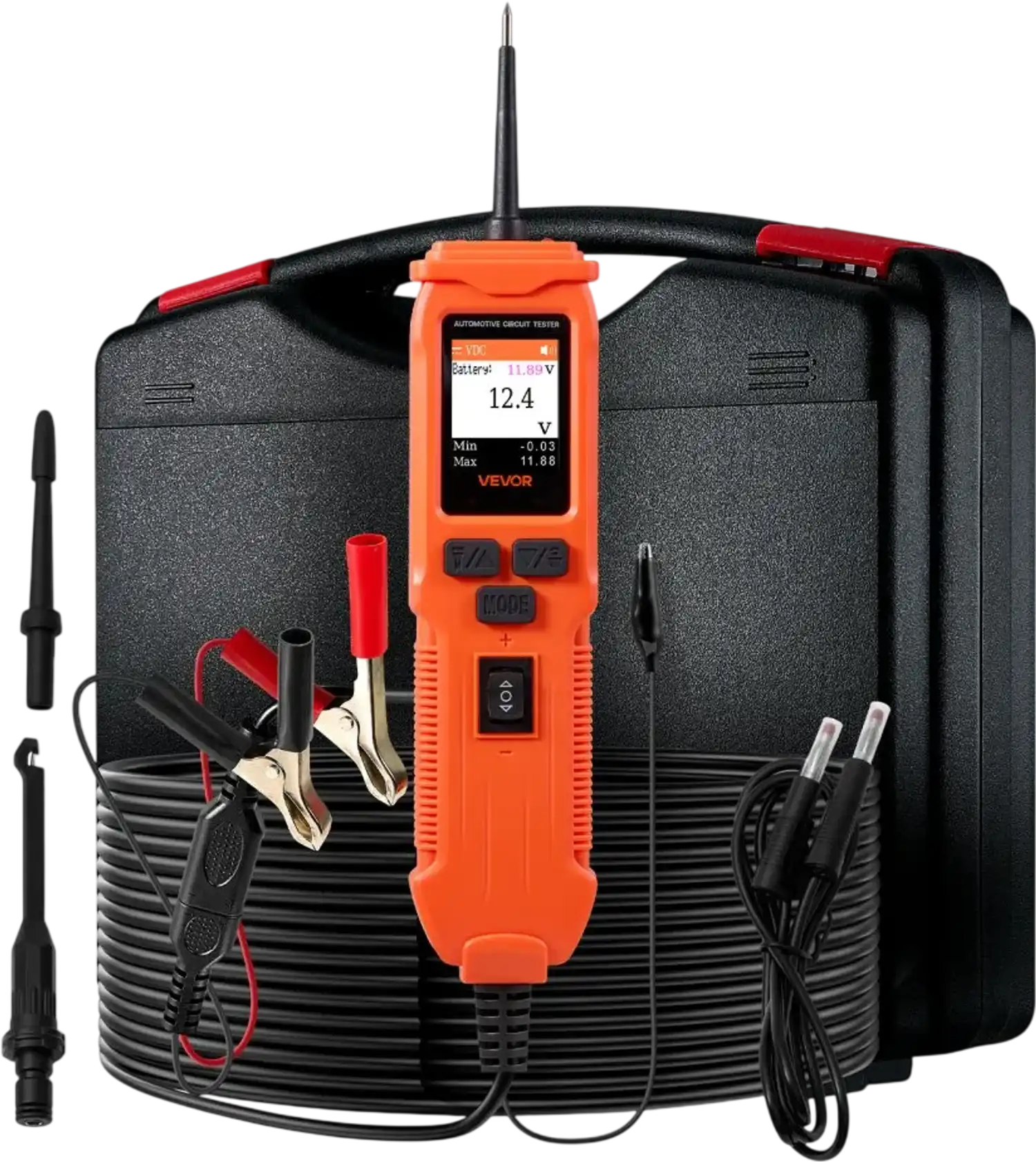 Vevor Circuit Tester Automotive Power Circuit Probe with TFT Color Display and 19.7' Cable New