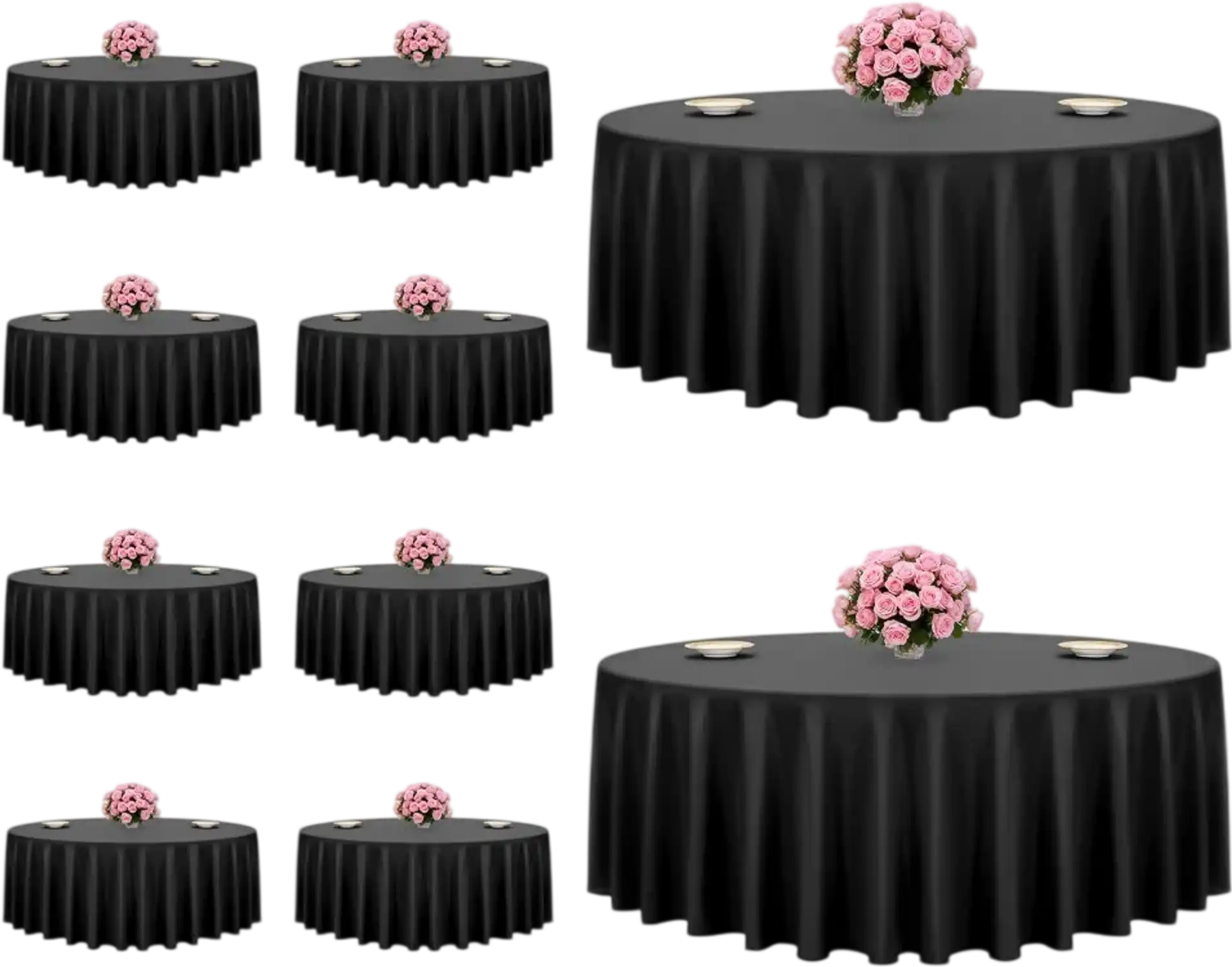 Vevor Tablecloths Black 120