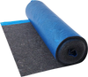 VEVOR Floor Underlayment 100 sq. ft/Roll, 3 mm Thick Laminate Flooring Padding with Attached Vapor Barrier, Heavy Duty Fiber + PE Film, Soundproofing & Noise Reduction, Ideal for Vinyl Wood