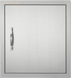VEVOR BBQ Access Door, 18W x 20H Inch Single Outdoor Kitchen Door, Stainless Steel Flush Mount Door, Wall Vertical Door with Handle and Hook, for BBQ Island, Grilling Station, Outside Cabinet