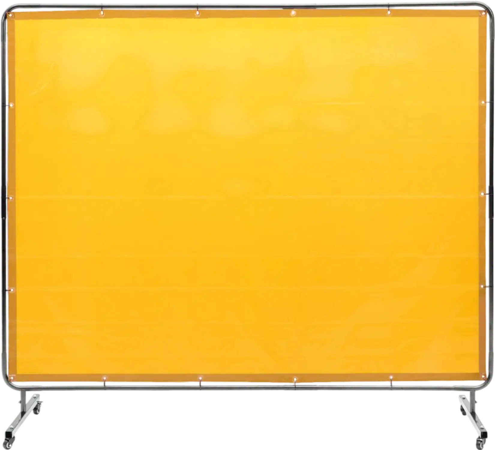 Vevor Welding Screen 6' x 8' Flame-Resistant Vinyl Curtain with Frame and Wheels New