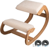 VEVOR Ergonomic Kneeling Chair Heavy Duty Better Posture Kneeling Stool Office Chair Home for Body Shaping Relieveing Stress Meditation Desk Computer Kneeling Stool Chair