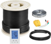 VEVOR 50 sqft Underfloor Heating Cable Kit, 120V Electric Radiant Heated Floor System, with Smart Control Thermostat & Alarm, Easy Installation for Tile, Stone, Vinyl, Home Improvement