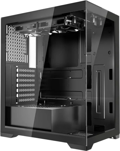 Vevor Computer Case Mid-Tower Gaming Case with Tempered Glass and 2 x 120 mm Fans New