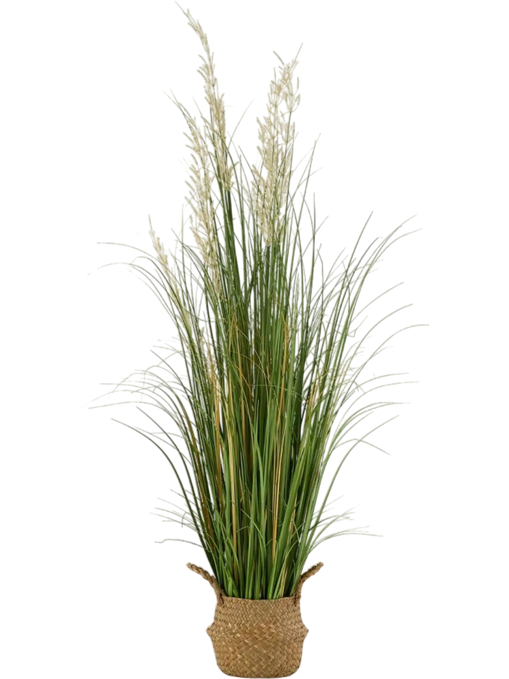 VEVOR Artificial Grass Plant, 47 inch Reed Flower Grass in Pot, Premium PVC Faux Fake Greenery Shrubs Plant for Indoor Outdoor House Home Garden Office Room Décor, Housewarming, 1 Pack Green