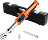 VEVOR Digital Torque Wrench, 3/8 Inch Drive, 0-99.57 lbf-ft / 0-135 N.m, 72-Tooth, ±2% High Accuracy Electronic Torque Wrench with Preset Value, Buzzer and LED Notification, for Automotive Motorcycle