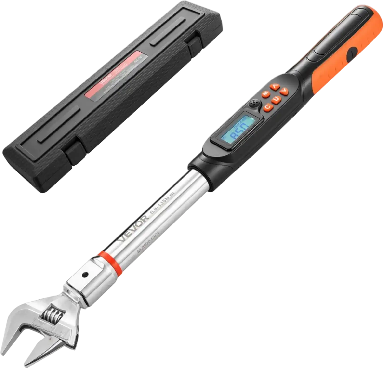 Vevor Torque Wrench Digital Adjustable Jaw Open-End 0-1.5