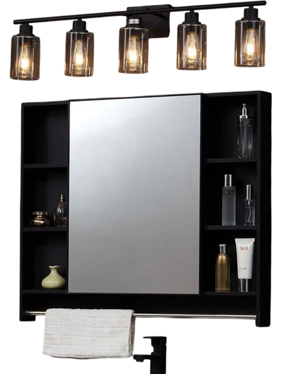 Vevor Vanity Light 5-Light Modern Bathroom Wall Fixture 37.1
