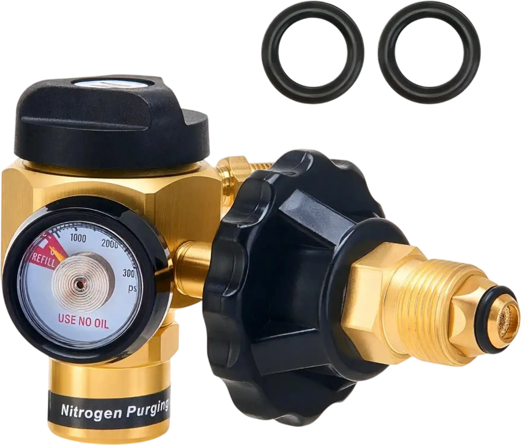 Vevor Nitrogen Purging Regulator 500 PSI 4-Position Flow Control New