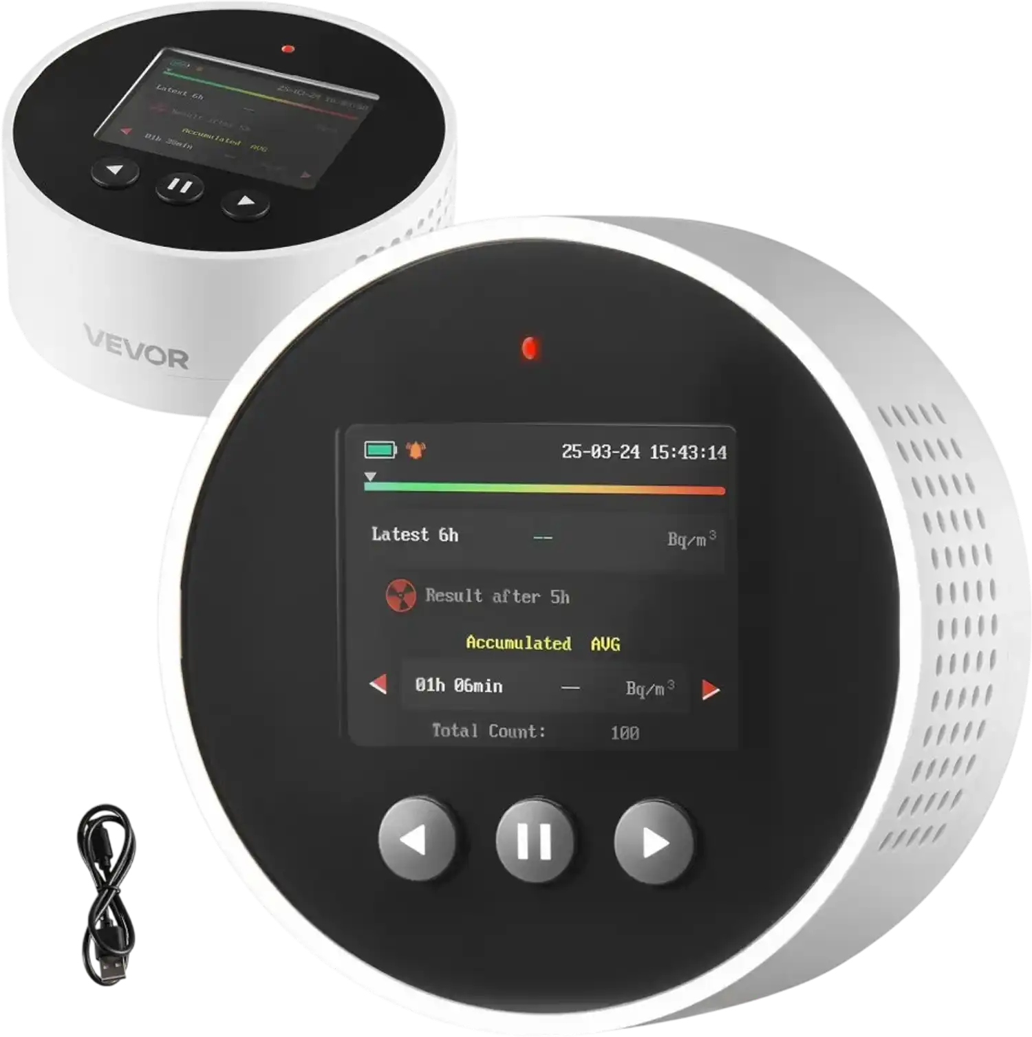 Vevor Air Quality Meter Radon Detector for Home New
