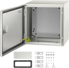 VEVOR NEMA Steel Enclosure, 12 x 12 x 8\'\' NEMA 4X Steel Electrical Box, IP66 Waterproof & Dustproof, Outdoor/Indoor Electrical Junction Box, with Mounting Plate
