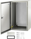 VEVOR NEMA Steel Enclosure, 20 x 12 x 10\'\' NEMA 4X Steel Electrical Box, IP66 Waterproof & Dustproof, Outdoor/Indoor Electrical Junction Box, with Mounting Plate