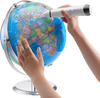VEVOR Talking World Globe, 9 in/228.6 mm, Interactive Globe for Kids Early Learning Teaching, Educational Globe with Smart Talking Pen LED Night Light USB Interface, Gifts for Children Boys & Girls