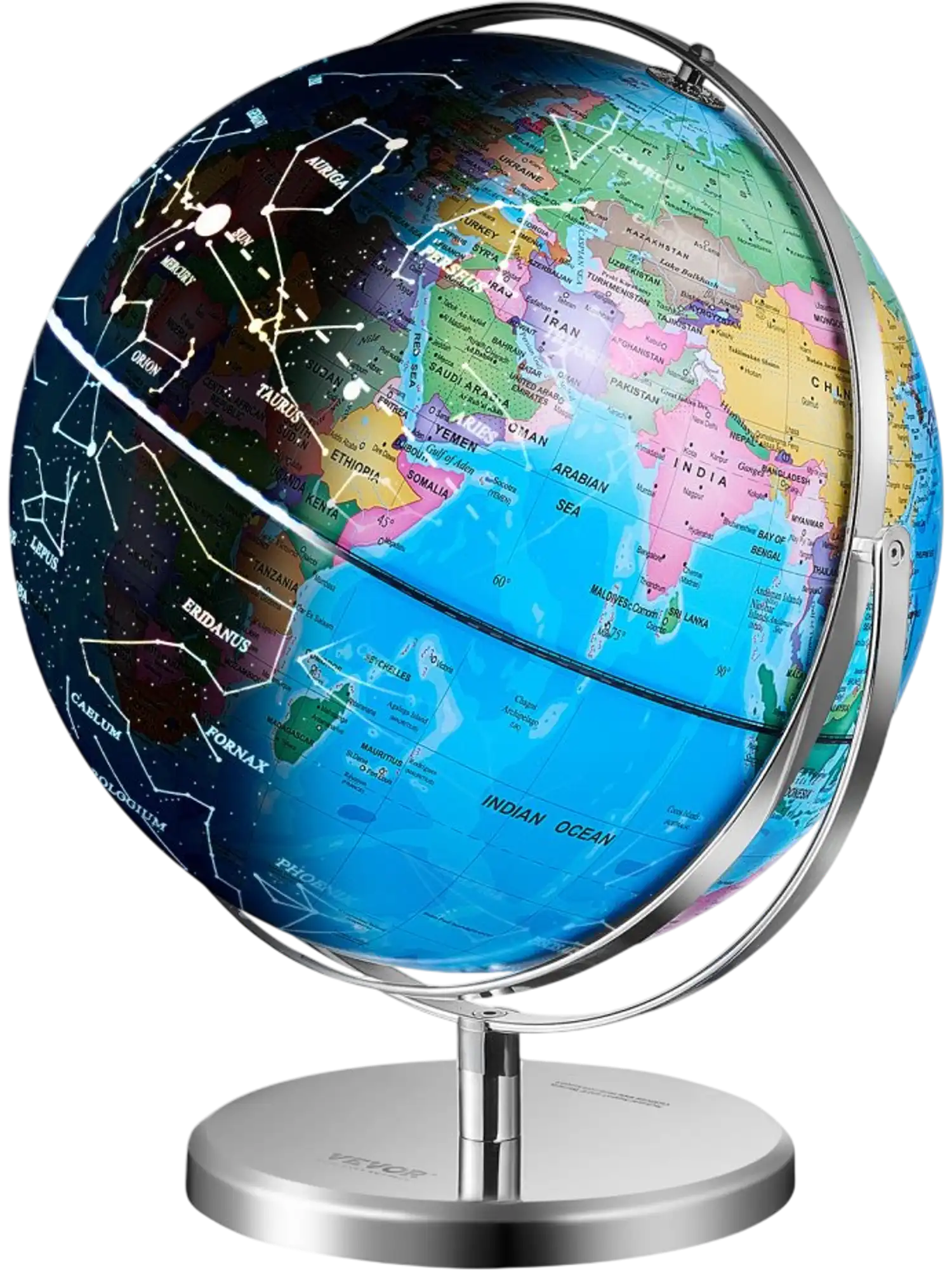 Vevor Globe Illuminated World Globe with Stand 9