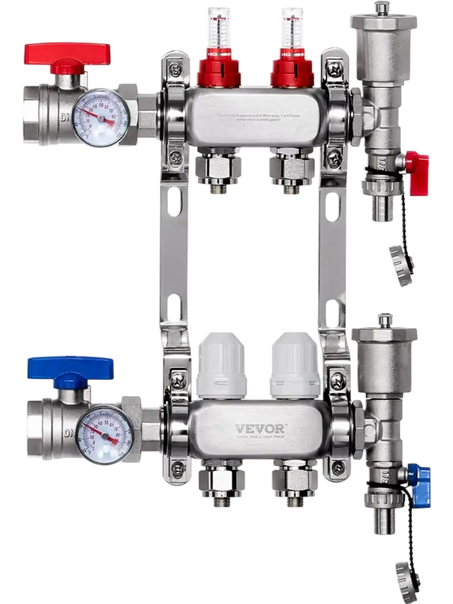 Vevor Radiant Heat Manifold 2-Branch 1/2