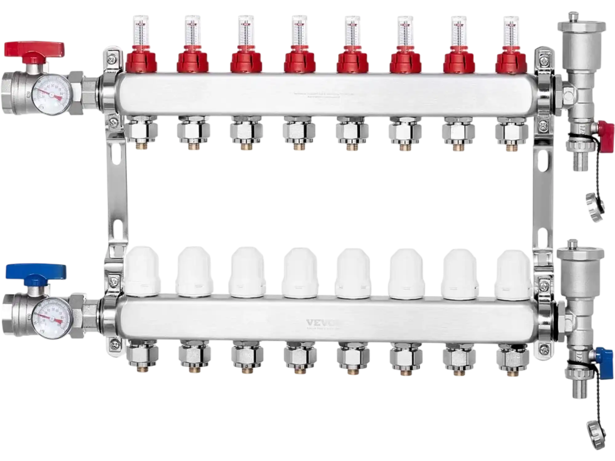 Vevor Radiant Heat Manifold 8-Branch 1/2