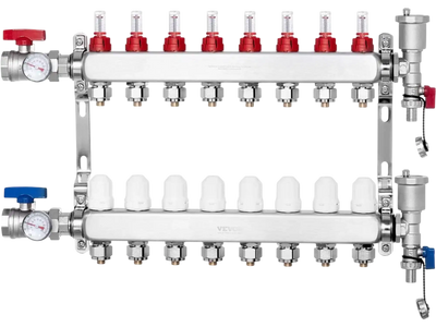Vevor Radiant Heat Manifold 8-Branch 1/2