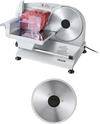 VEVOR Meat Slicer, 7.5" Electric Deli Slicer with 2 SUS420 Blades & 0-0.6" Adjustable Thickness, 200W Home Food-Slicer for Frozen Meat, Ham, Baguett, Steak, UL Approved