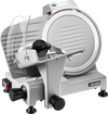 VEVOR Commercial Meat Slicer, 300W Electric Cutter, Removable 10" Carbon Steel Blade and Food Tray, 0-0.47" Adjustable Thickness Food Slicer Machine,for Frozen Meat, Ham, Baguett, Steak, ETL Approved