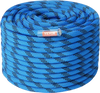 VEVOR 12.7mm Static Climbing Rope, 60.9M(200ft) Outdoor Rock Climbing Rope 30KN Breaking Tension, Fiber Rope for Escape, Rappelling, Fire Rescue, Blue