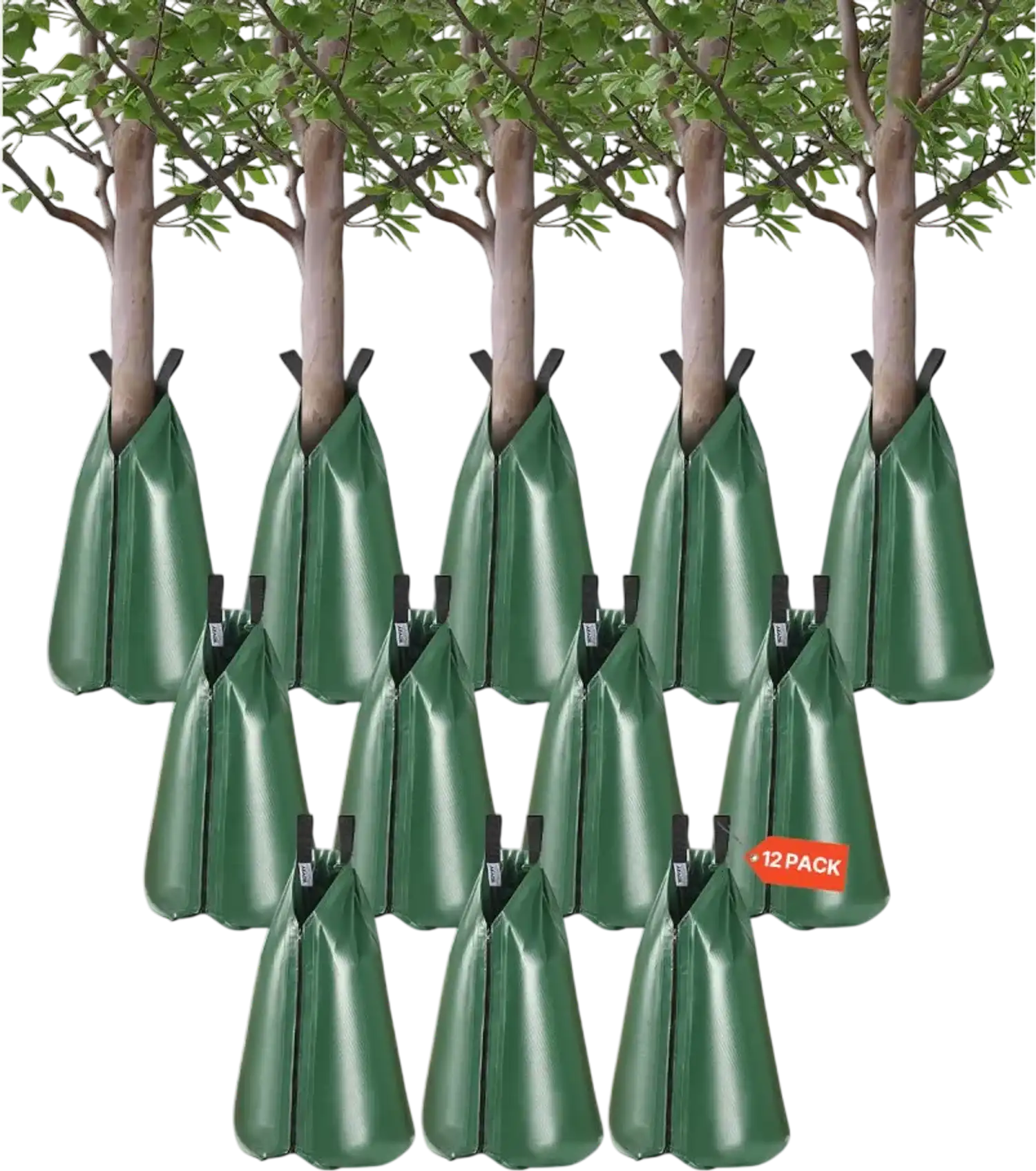 Vevor Tree Watering Bag 20 Gallon 12-Pack Slow Release Irrigation Bags New