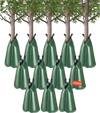 VEVOR Tree Watering Bag, 12 Packs 20 Gallons Watering Bags for New Trees, 5-9 Hours Slow Release Refillable Tree Drip Irrigation Bags with Zipper, Durable Tree Watering System for Deep Root Targeting