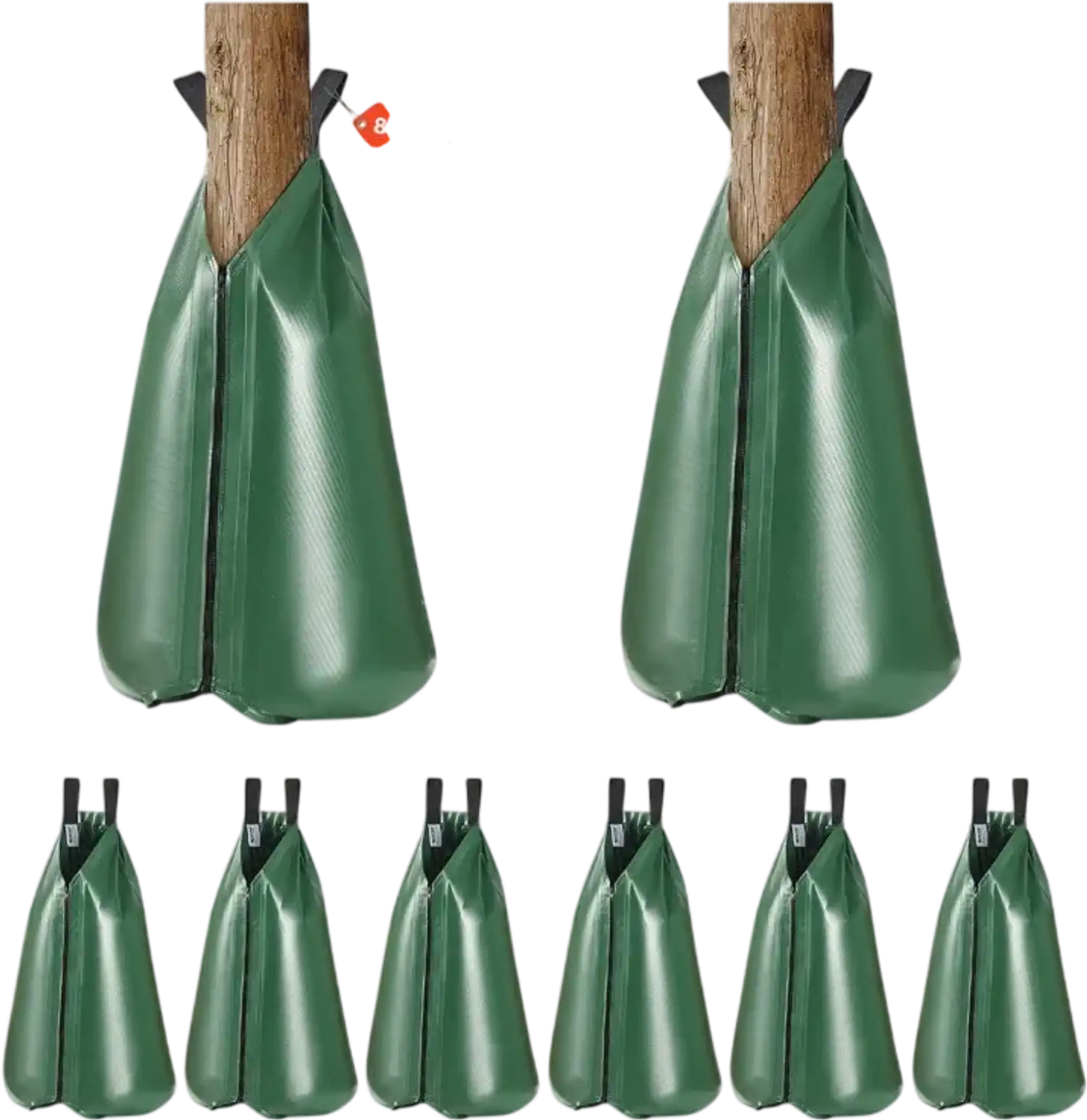 Vevor Tree Watering Bag 20 Gallon Slow Release 8-Pack New