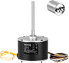 VEVOR Condenser Fan Motor 5KCP39EGS070S, 5KCP39EGY823S, 1/4 HP 208-230V, 1100RPM, OEM Standard Upgraded Replacement Condenser Motor Reversible Rotating, Explosion-proof CBB65 5μF/370V Capacitor