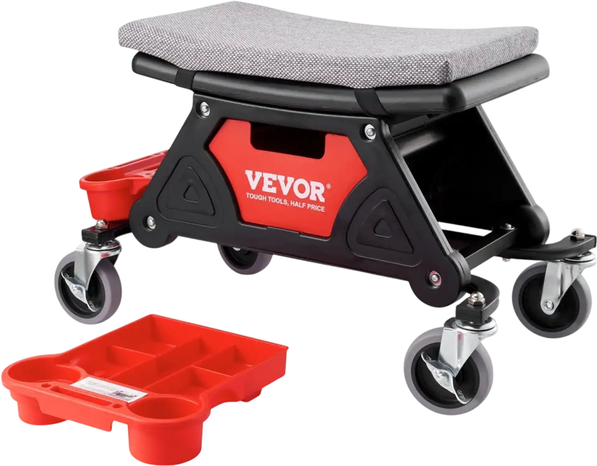 Vevor Mechanic Stool Rolling Seat with 4