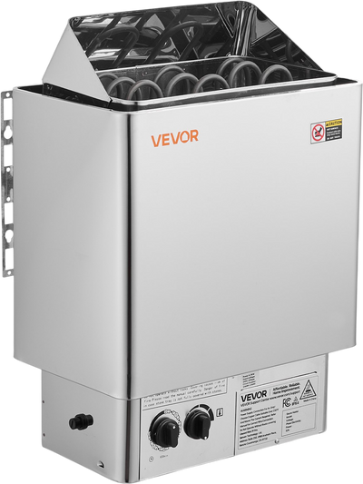 Vevor Sauna Heater 4.5 kW 105-210 Cu. Ft. 240V with Pre-Drilled Bracket New