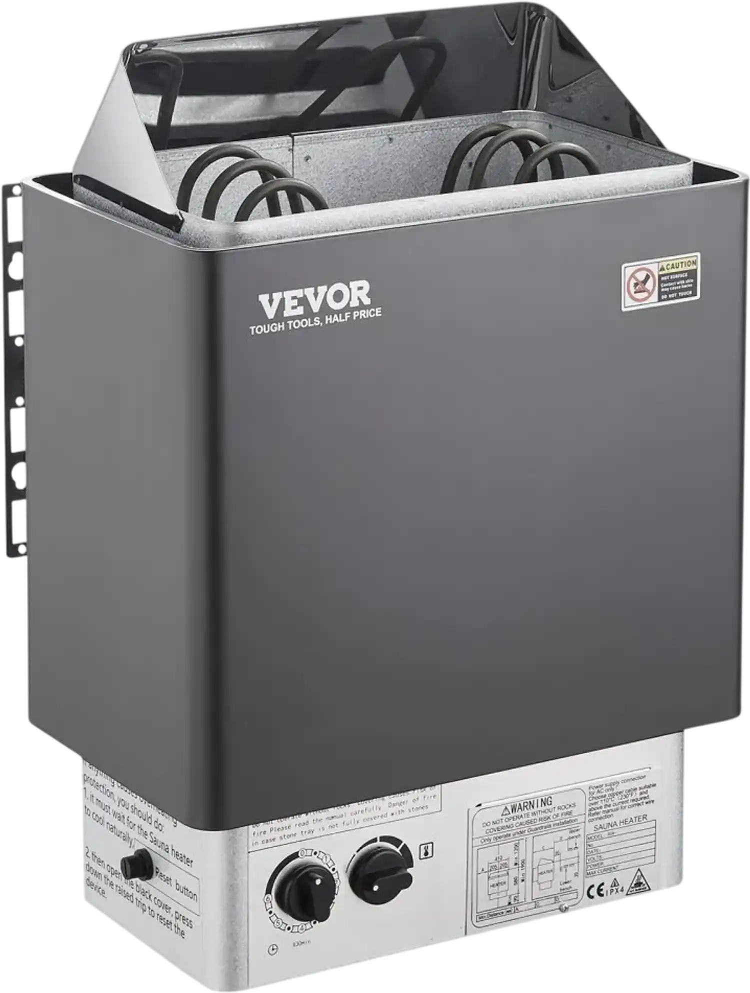 Vevor Sauna Heater 3kW 220-240V Electric Stove with Built-In Controls New