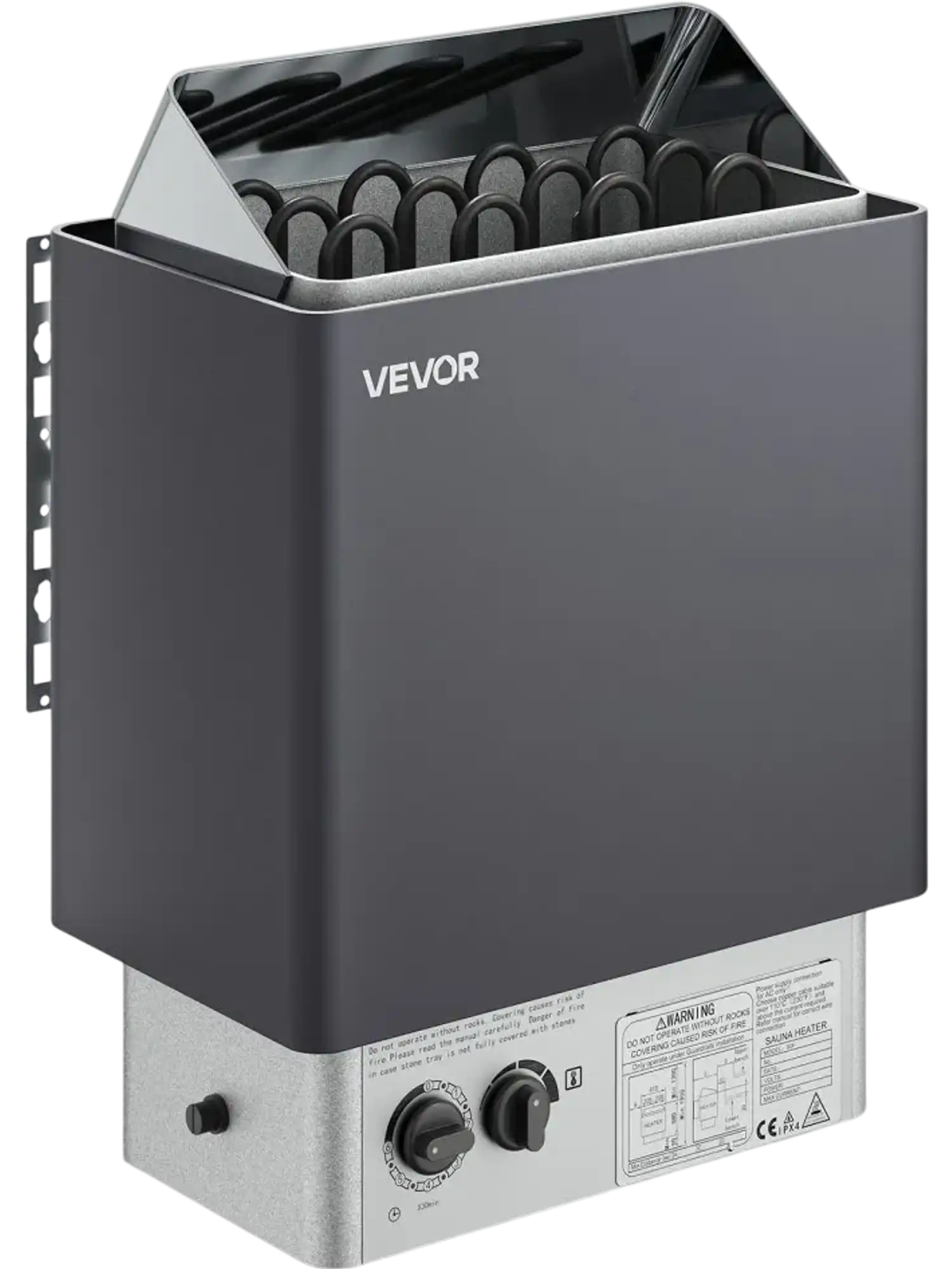Vevor Sauna Heater 6kW 220-240VAC Electric Stove with Built-In Controls New