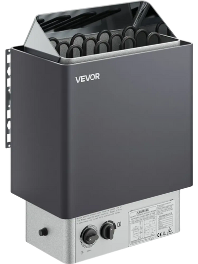 Vevor Sauna Heater 6kW 220-240VAC Electric Stove with Built-In Controls New