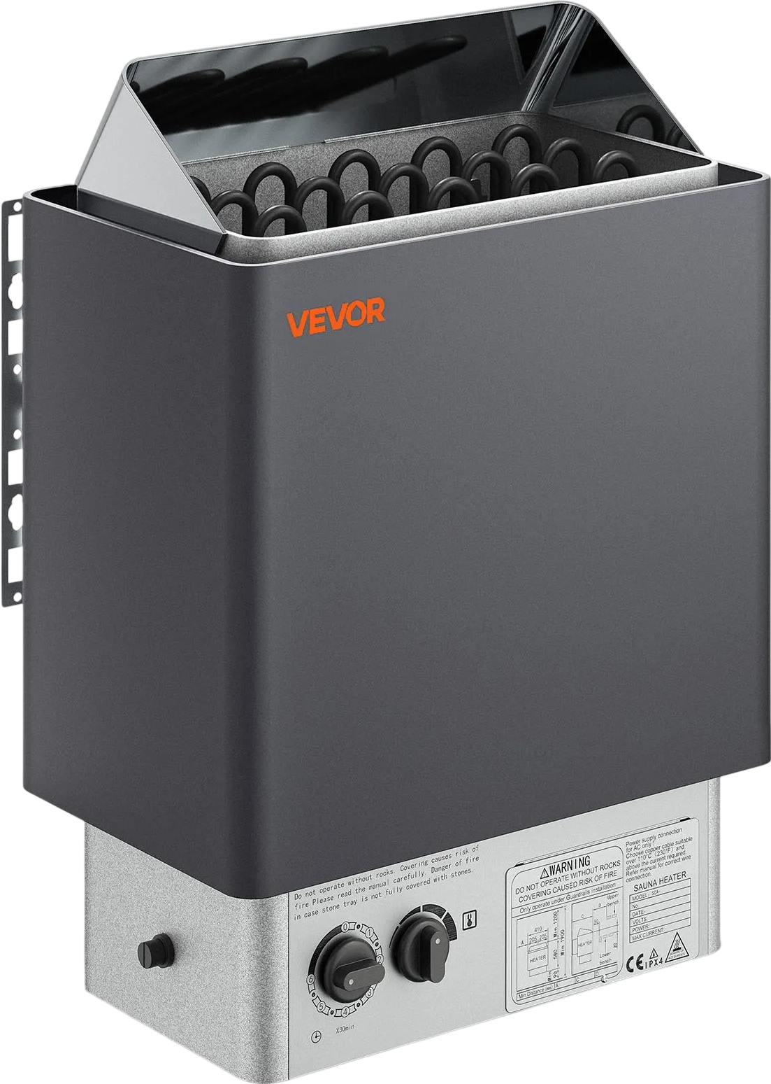 Vevor Sauna Heater 9kW 317-459 Cu. Ft 220V with Built-in Controls Pre-Drilled Bracket New
