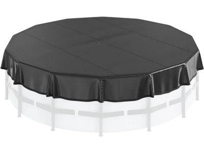 Vevor Pool Cover 15' Round Above-Ground Safety Solar Waterproof Dustproof Black New