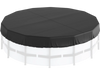VEVOR 18 Ft Round Pool Cover, Solar Covers for Above Ground Pools, Safety Pool Cover with Drawstring Design, 420D Oxford Fabric Winter Pool Cover, Waterproof and Dustproof, Black