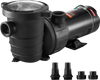VEVOR Swimming Pool Pump 1.5HP 115V 1100W, Single Speed Pumps for Above Ground, Powerful Pool Pumps with Strainer Filter Basket, 5280 GPH Max. Flow, Certification of ETL for Security