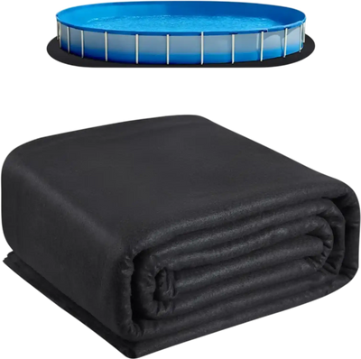 Vevor Pool Liner Pad 12' x 24' Oval Extra-Thick Above Ground Pool Mat New