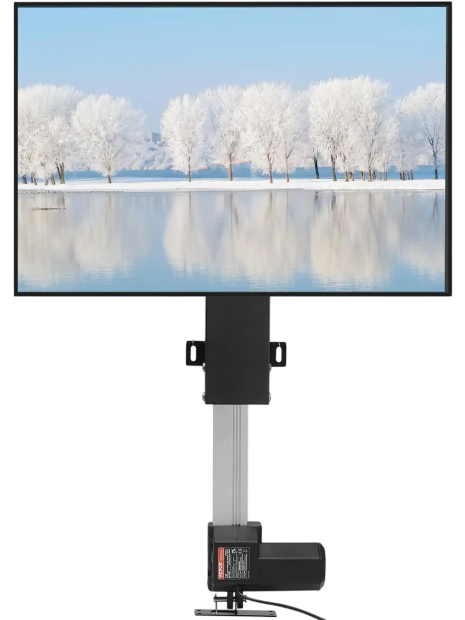 Vevor Motorized TV Lift Bracket Remote Controlled Adjustable Height for Up to 60