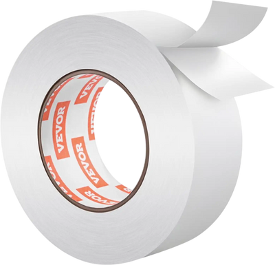 VEVOR Double Sided Carpet Tape, 2 Inch x 30 Yards, Strong Adhesive and Residue-Free, Heavy-duty Sticker Rug Tape Grippers for Area Rugs, Carpets, Laminate, Tile, Concrete, and Hardwood Floors