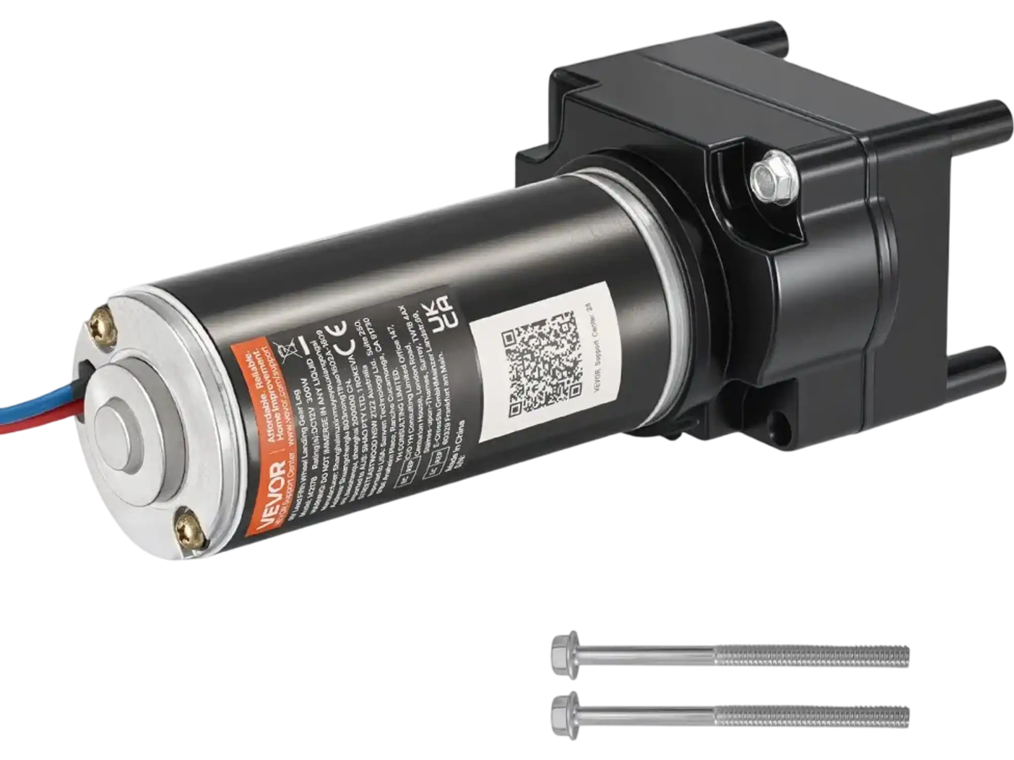 Vevor RV Fifth Wheel Landing Gear Motor 5500 lbs 300W Black New