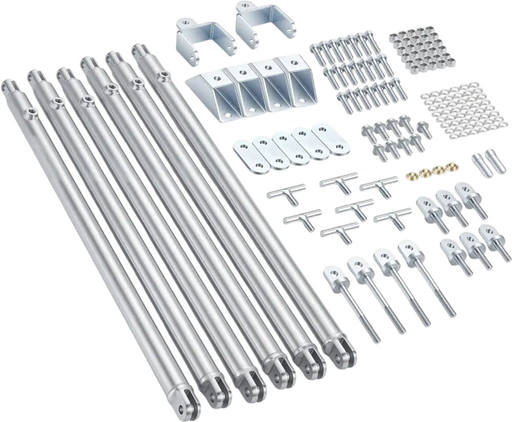 VEVOR JT's Strong Arm Jack Stabilizer Kit 191023, Fits for 5th Wheel RV and Travel Trailer Kit, Fifth-Wheel Jack Stabilizer for Telescopic System, Reduces Chassis Movement, Easy Bolt-On Installation