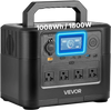 VEVOR Portable Power Station, 1800W Solar Generator Power Station, 1008Wh LiFePO4 Battery Backup with 9 Output Ports for for Home Emergency, Outdoor Camping, RV Travel (Solar Panel NOT Included)